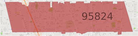 95824 Zip Code Map