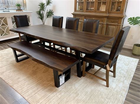 96 Live Edge Dining Table