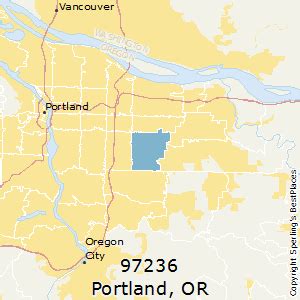 97236 Zip Code Map
