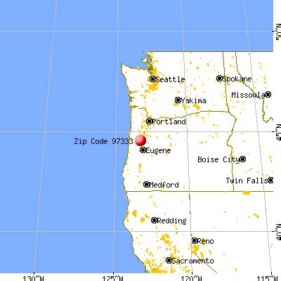 97335 Oregon Zip Code Map Map