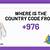 976 country code