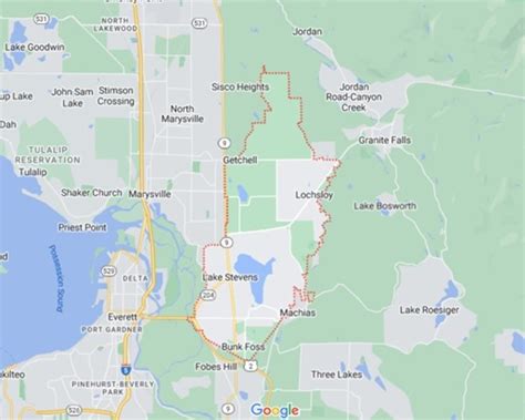 98258 Zip Code Map