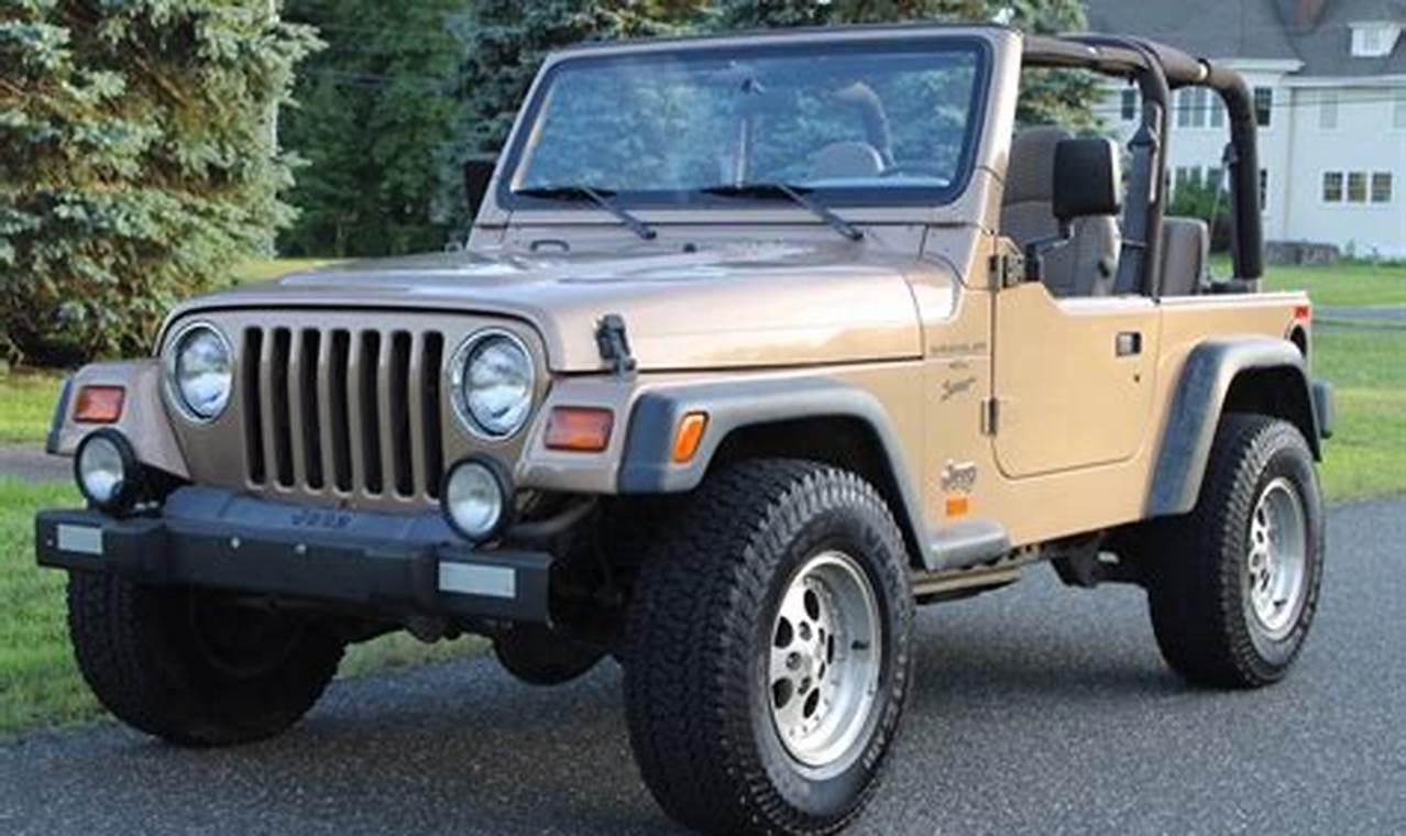 99 jeep wrangler for sale