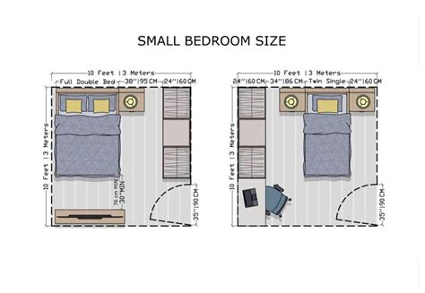 Bedroom 9m2 layout