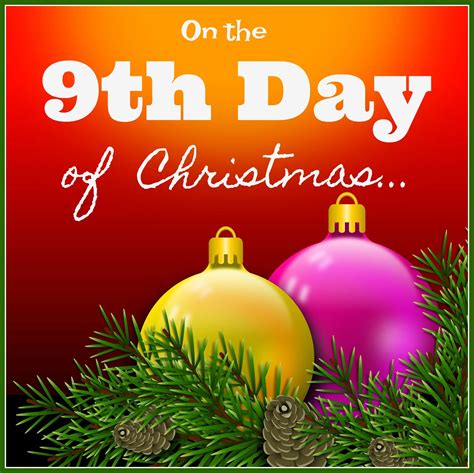 9th day of christmas images