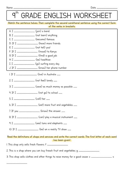  Unlock Your 9th Grade English Potential: Download Our Free Worksheets Now!