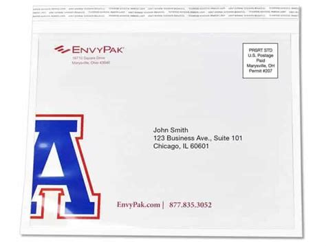 9x12 Catalog Envelope Address Placement