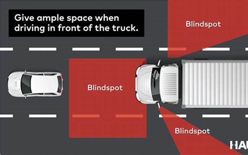 A Front Blind Spot Truck