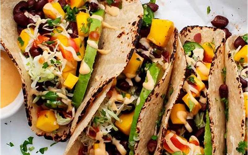 A Healthy Twist On A Mexican Favorite: Black Bean Tacos With Avocado-Corn Salsa