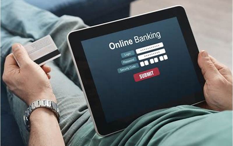 A Person Using Online Banking