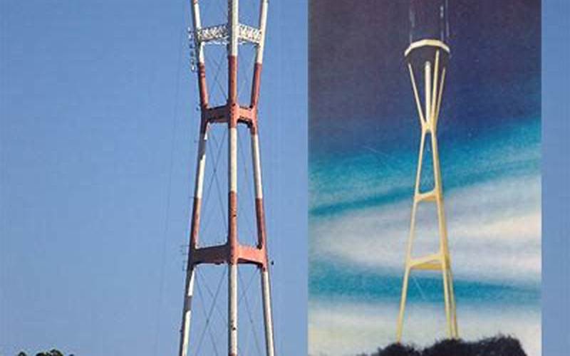A Photo Of A Television Screen Showing A Message About Sutro Tower Being Down