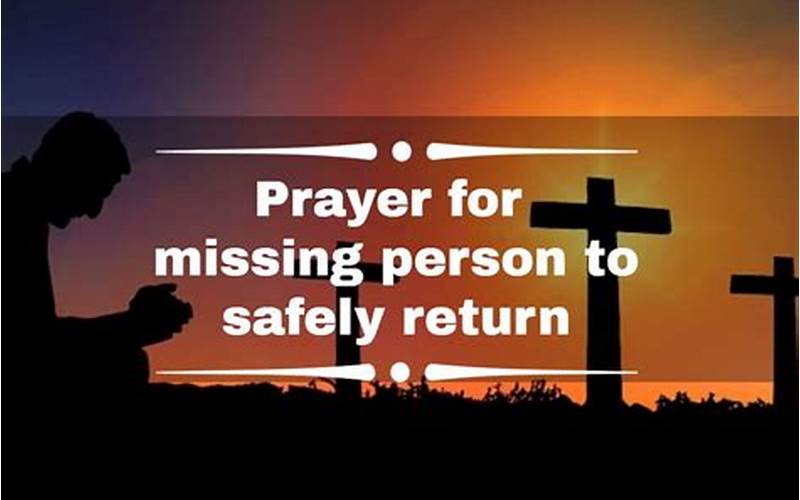 A Prayer For A Safe Return