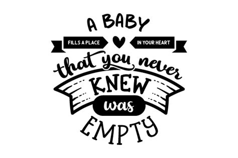 Download A Baby Fills a Place SVG File - SVG Design Silhouette Free PSD Mockups