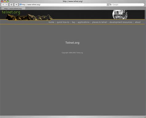 A Brief History Of Telnet