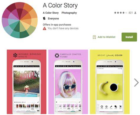 A Color Story app logo