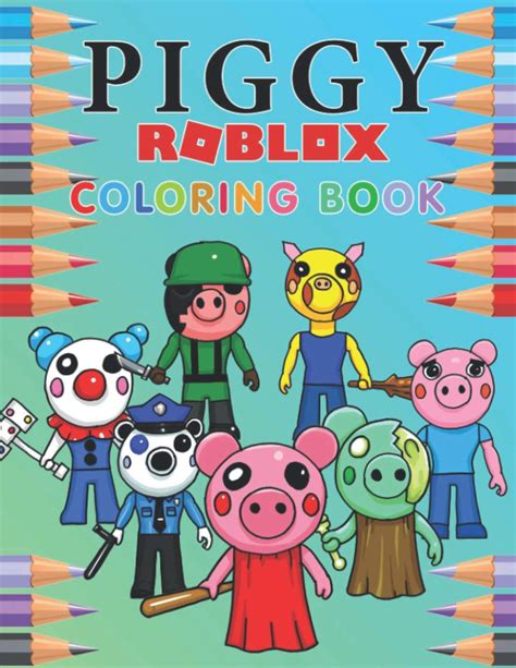 A Cool Roblox Coloring Book for Fans of Roblox Piggy, Lot of 