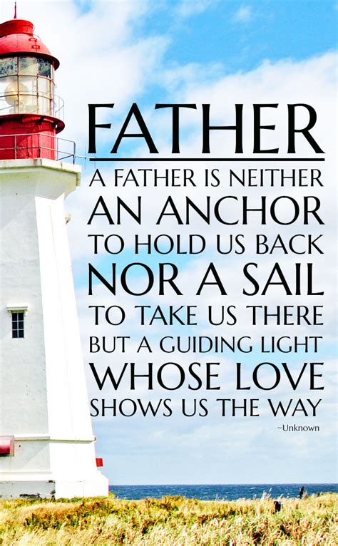 A Father is a Guiding Light