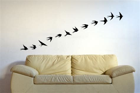 Download A Flock of Swallow Birds Flying in... SVG File - SVG Design Creativefabrica