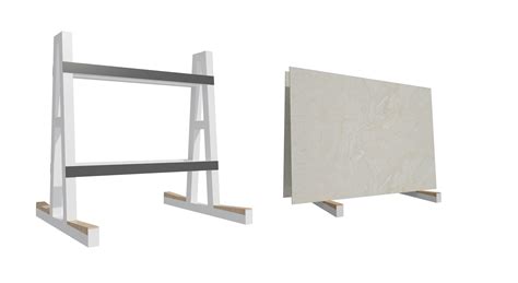 An image of a frame for stone slabs