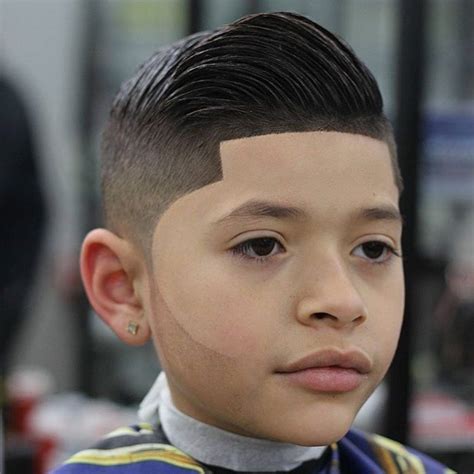 A Line Haircut Boy