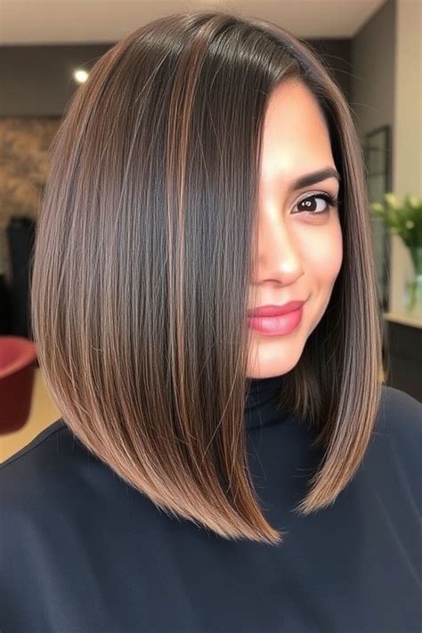 A Line Haircut For Medium Length Hair