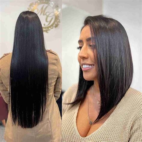A Line Haircut Long
