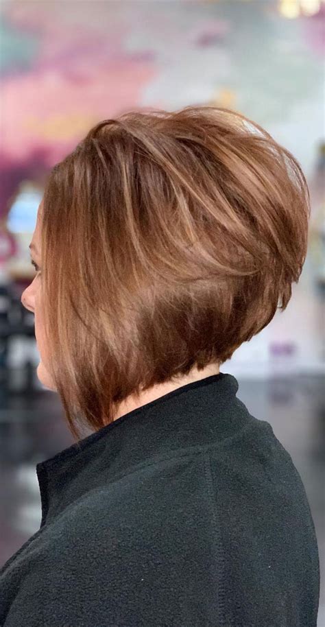 A Line Haircut Stacked