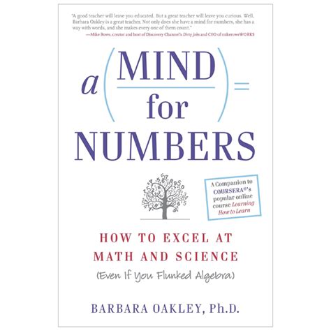 A Mind For Numbers: How To Excel At Math And Science (Even If You Flunked Algebra) Highlights
