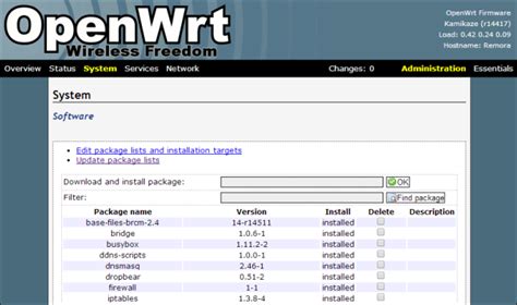 A Note on Custom Router Firmware