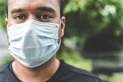 A Person Wearing a Mask