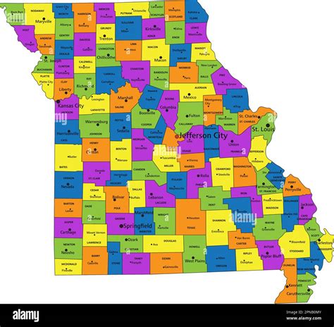 Missouri Printable Map