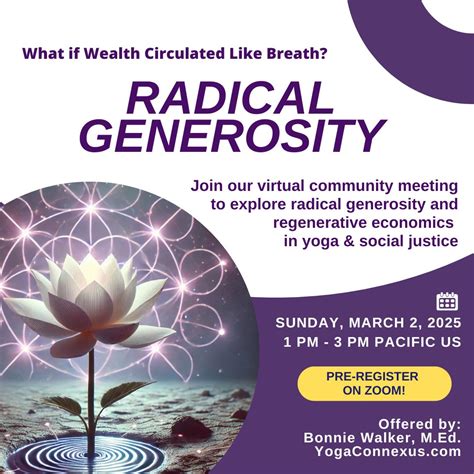 A Radical Generosity Visualization Practice
