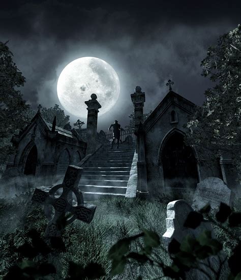 A Spooky Graveyard