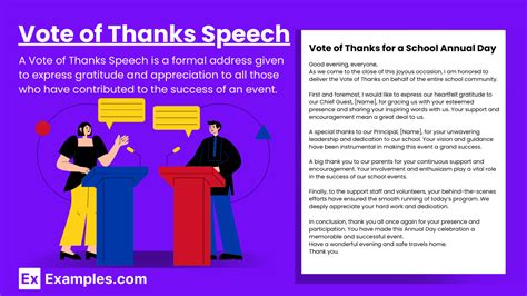A Vote Of Thanks Meaning