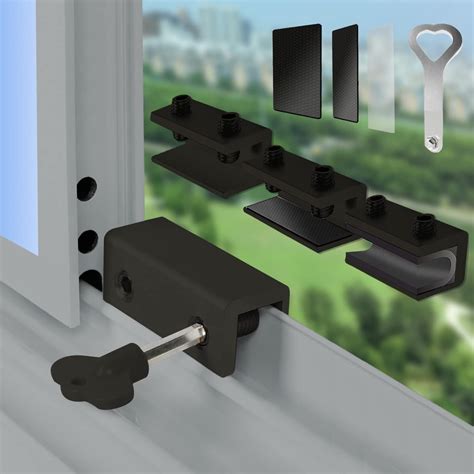 A bedroom with safety features like rounded edges and window locks