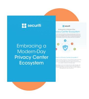 A fully fledged privacy ecosystem
