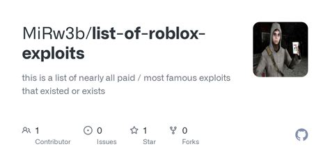 A list of trusted Roblox exploits · GitHub