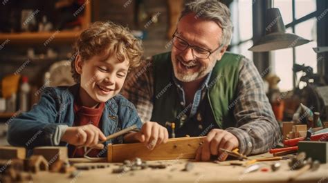A parent and child working on a DIY project in a bedroom
