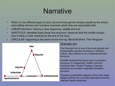 A recognizable narrative