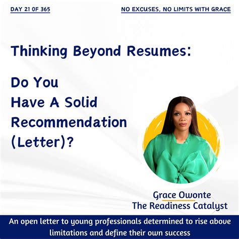 A solid recommendation