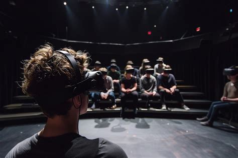 A virtual 3D theater experience