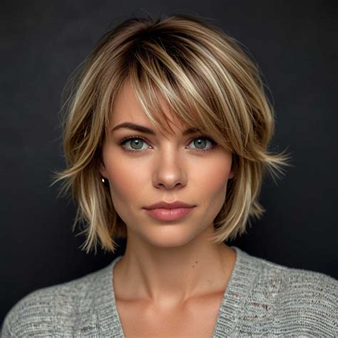 A-Line Bob with Side Fringe