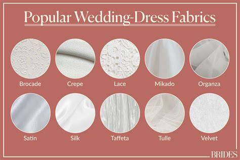 A-Line Wedding Dress Fabrics