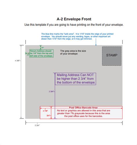 A2 Envelope Template Indesign