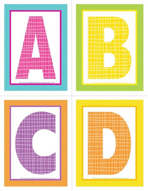 A4 Printable Letters