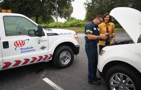 AAA roadside assistance service