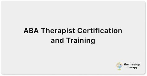 ABA Certification in Tennessee