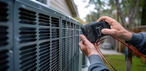 AC Repair Technician checking an AC Unit
