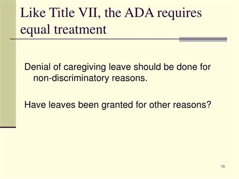 ADA: When Disability Requires Time Off