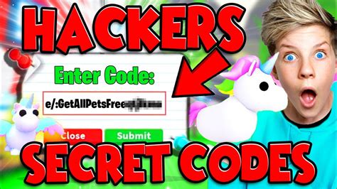 ADOPT ME CODES HACKERS USE TO GET ALL PETS in Roblox 